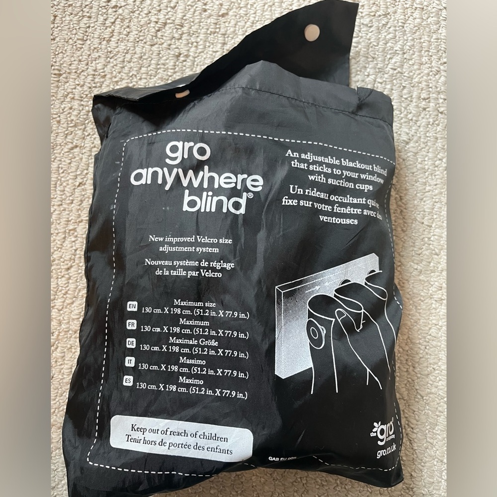 Gro Anywhere Adjustable Blackout Blinds